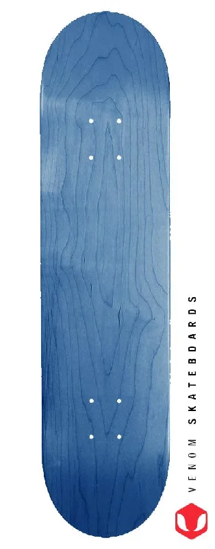 Skateboard Deck with Non-slip Grip Tape-Venom Blank Skateboard Deck - Blue - 7.75" to 8.25"