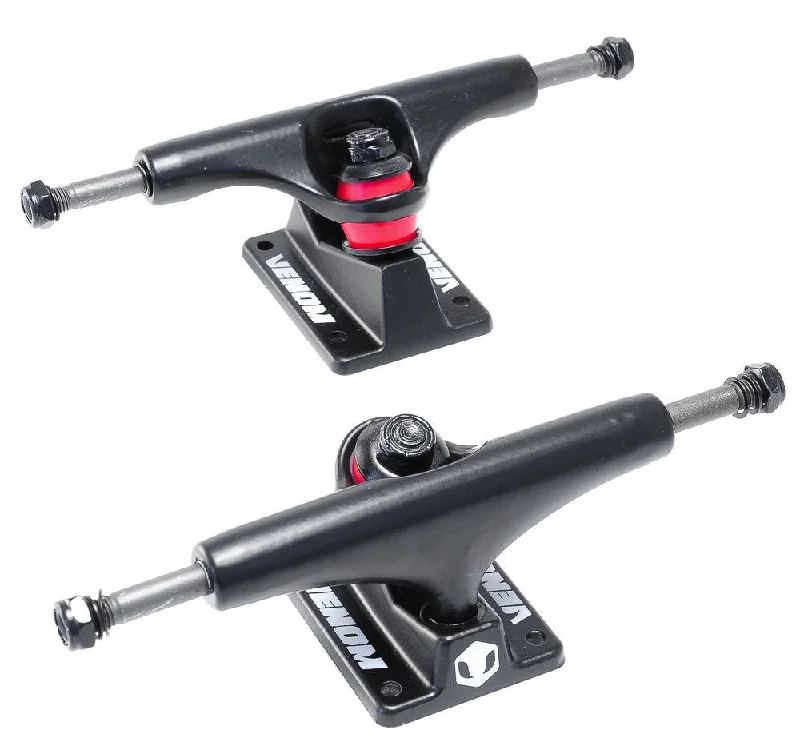 Skateboard Trucks with High-Traction Components-Venom Core Black Skateboard Trucks - 5.0"