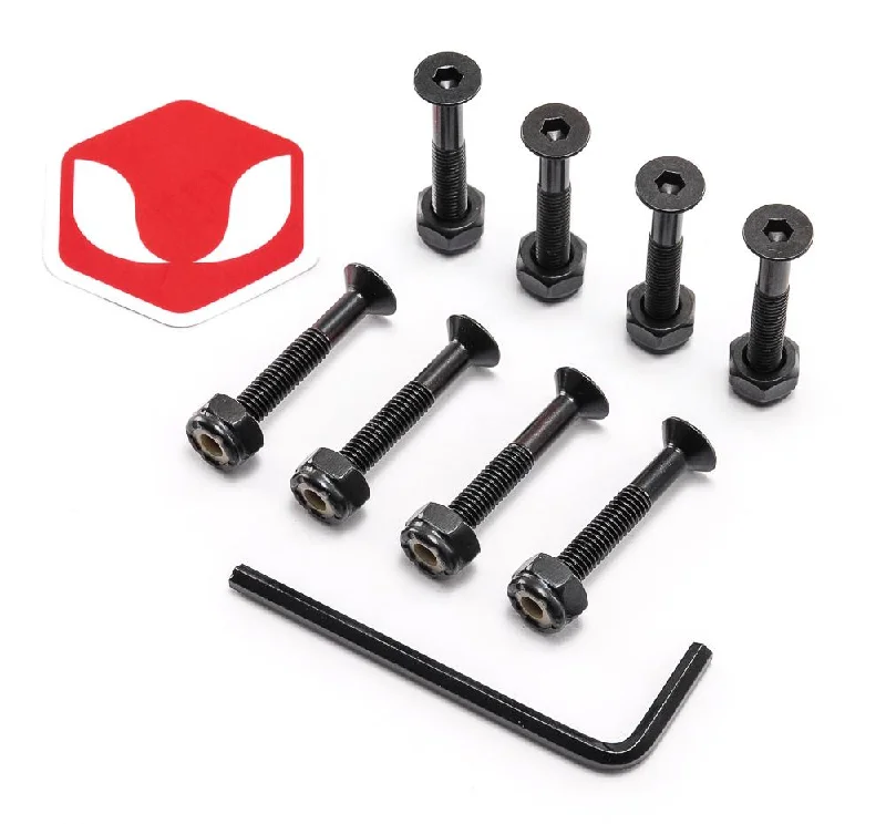 Skateboard Hardware for Better Balance and Control-Venom Hardware - 1.25" - Allen - Black