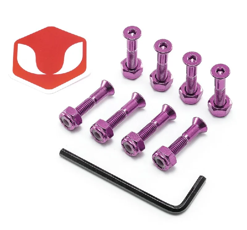 Skateboard Hardware with Top-Tier Bearing Systems-Venom Premium Hardware - Anodised - Purple