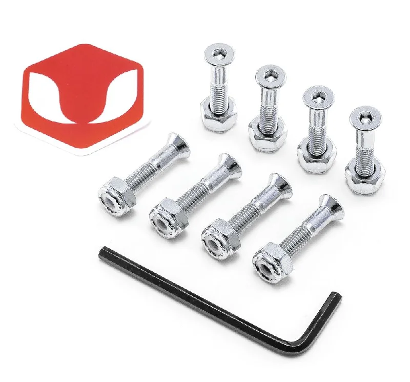 Skateboard Hardware for Street and Park Skating-Venom Premium Hardware - Anodised - Silver