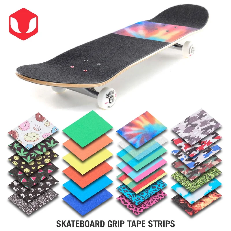 Skateboard Grip Tape for Smooth and Safe Riding-Venom Skateboards Grip Tape Strip 9" x 6"