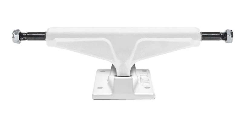 Skateboard Trucks with Precision Fit Components-Venture 5.0 Skateboard Trucks White Lightening II Team Low White - 5.0"