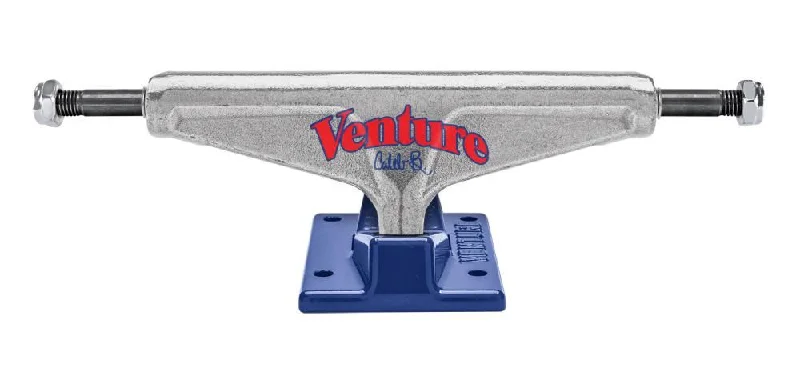 Skateboard Trucks for Better Foot Control-Venture 5.6 Skateboard Trucks Caleb Barnett Playoffs Pro Polished / Blue - 5.6"