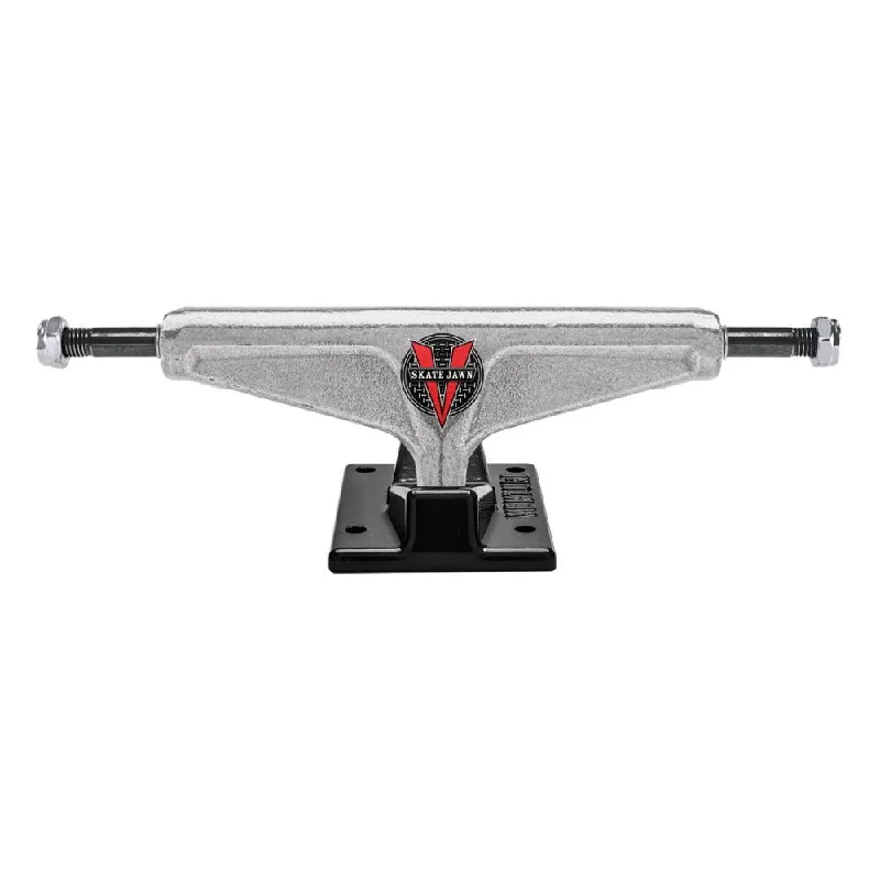 Skateboard Trucks with Precision Fit for Smooth Riding-Venture V Hollow Skateboard Trucks 5.6 Venture Skateboard Trucks x Skate Jawn Polished / Black - 5.6"