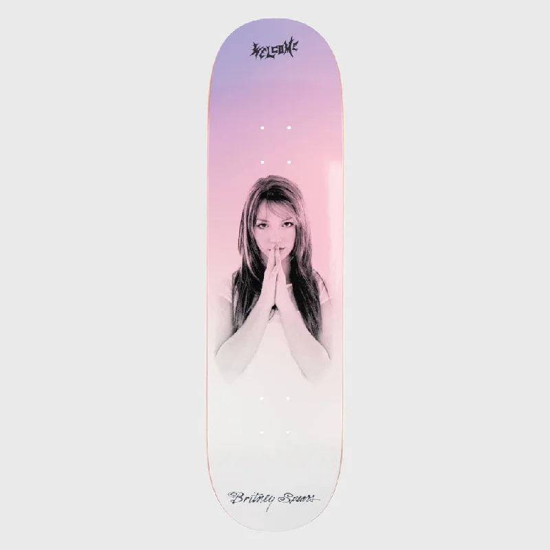 Eco-Friendly Skateboard Deck-Welcome Skateboards - 8.25" Britney Spears Believe Skateboard Deck - Pearl Fade