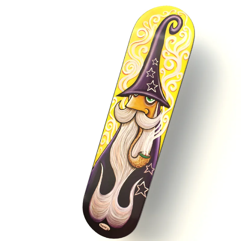 Skateboard Deck for Tight and Aggressive Turns-"Wizard" Skateboard Deck