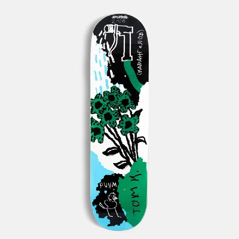 Skateboard Deck for Transition and Park-WKND Skateboards - 8.125" Tom Karangelov Garden Skateboard Deck