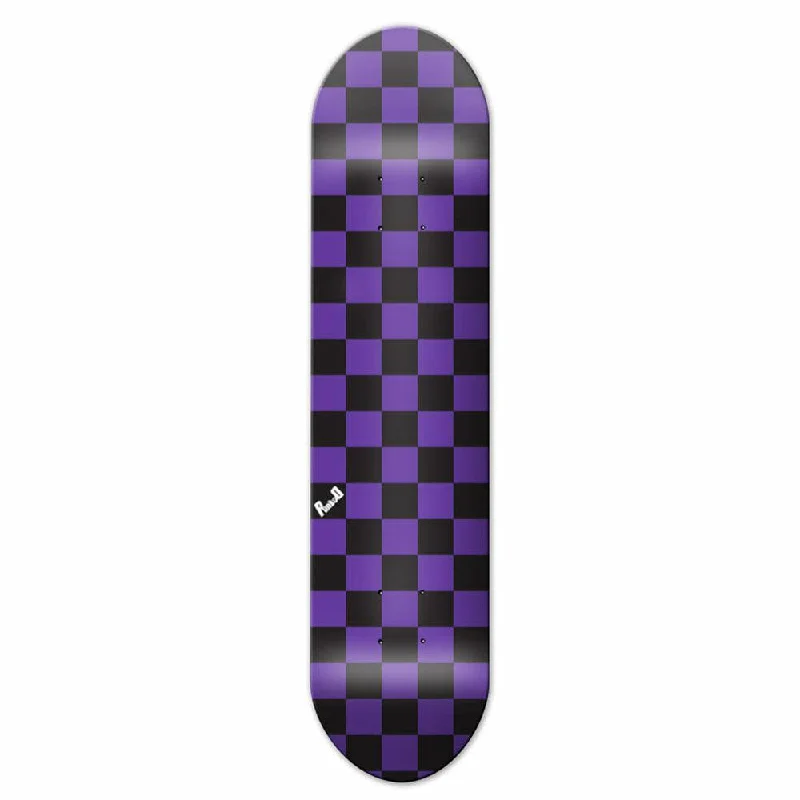 Skateboard Deck for Pro Riders-Yocaher Checker Purple - Skateboard Deck