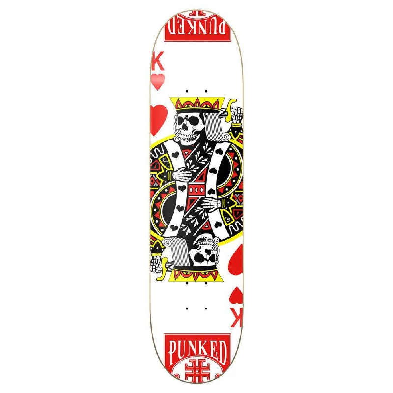 Skateboard Deck for Beginners-Yocaher Graphic Skateboard Deck - King of Hearts