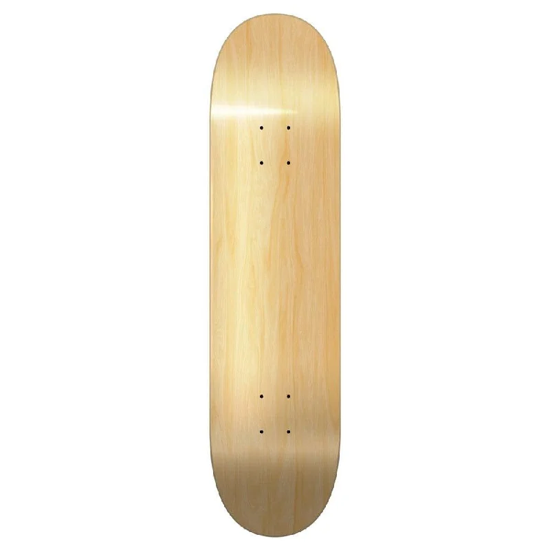 Skateboard Deck for Longer Sessions-Yocaher Pro Blank Skateboard Deck - Woodie Natural